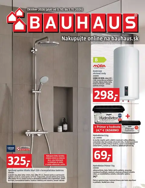 Bauhaus leták – strana 1