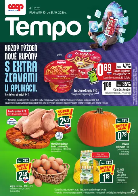 Coop leták – strana 1