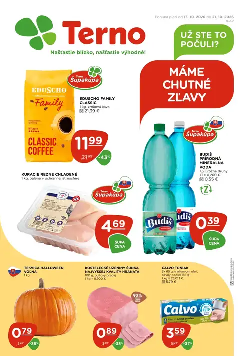Terno leták – strana 1
